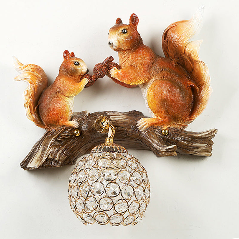 Modern Style Ball Sconce Light Fixtures Metal 1 Light Wall Lighting Ideas