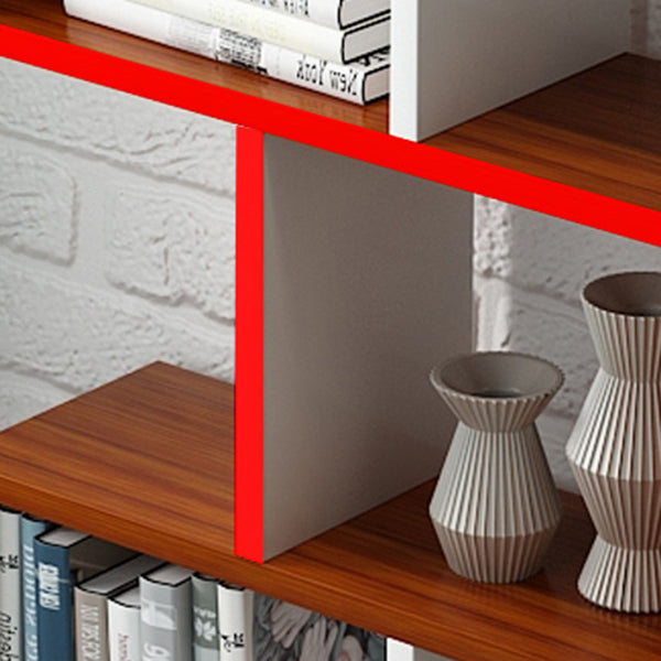 Contemporary Open Book Shelf Home Shelf Bookcase With Shelves