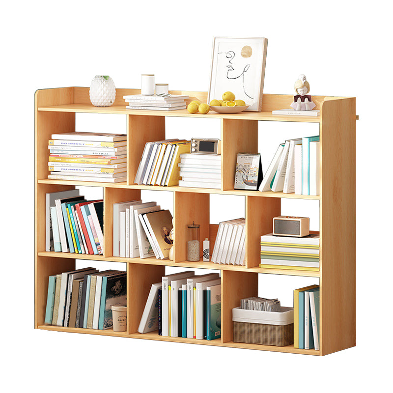 35"H Contemporary Bookcase Etagere Book Shelf Engineered Wood for Study Room