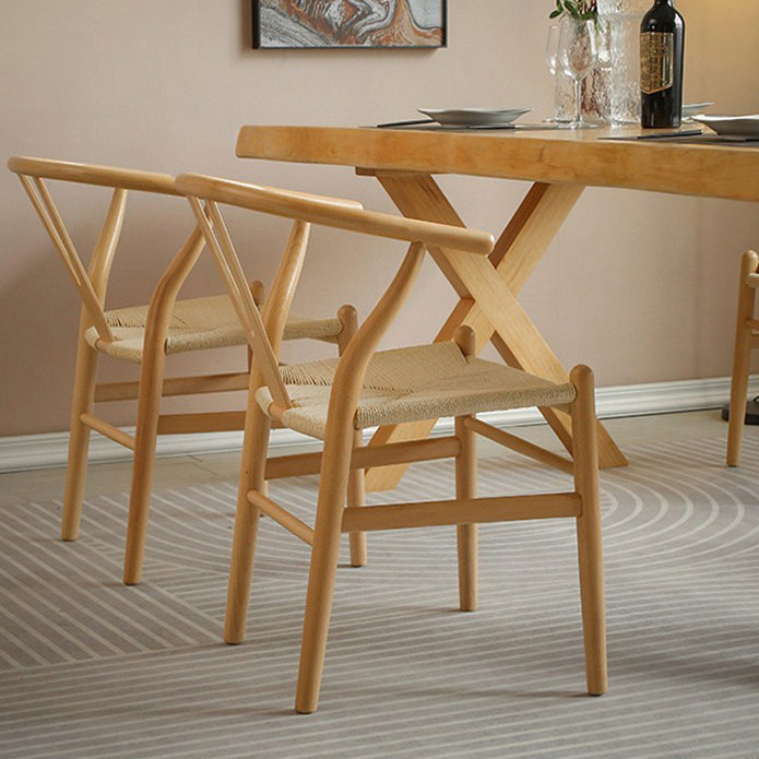 Modern 1/5 Pieces Dining Set Rectangle Pine Wood Dining Table for Living Room Kitchen