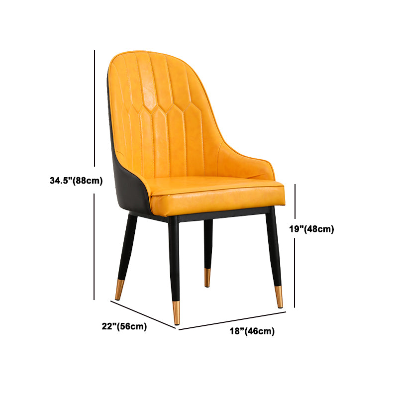 Glam Rectangle 1/3/4/5/7 Pieces Dinette Set Metal Legs Indoor Dining Table Set