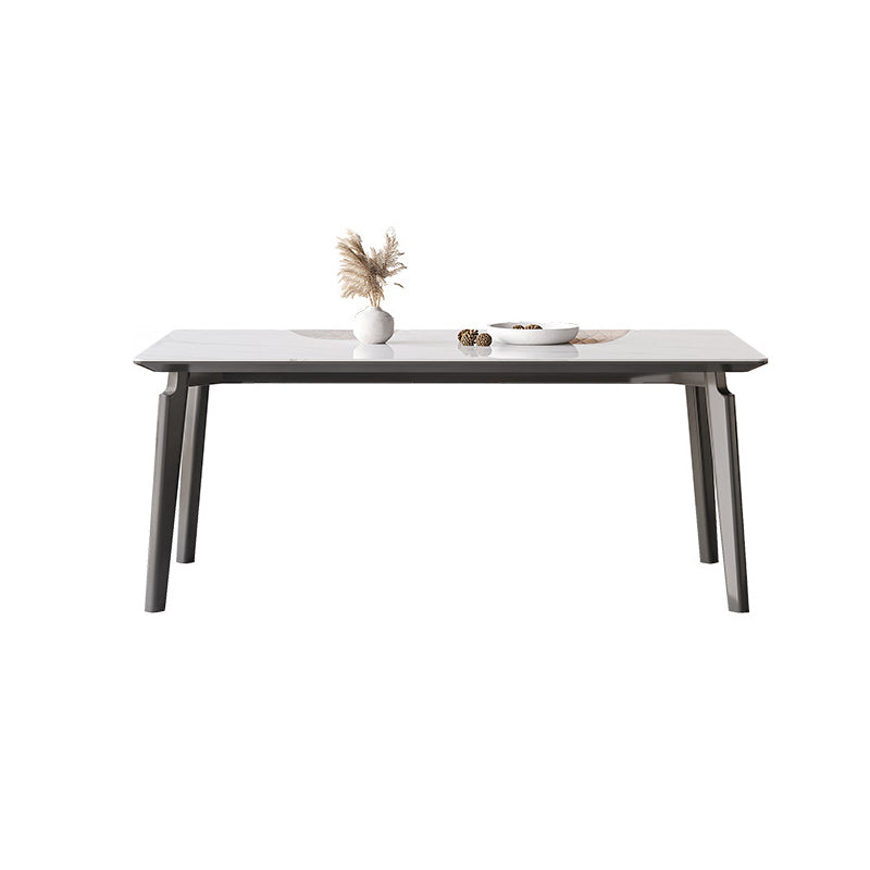 Contemporary Sintered Stone Table Set 1/2/5/7 Pieces Dining Set for Dining Areas