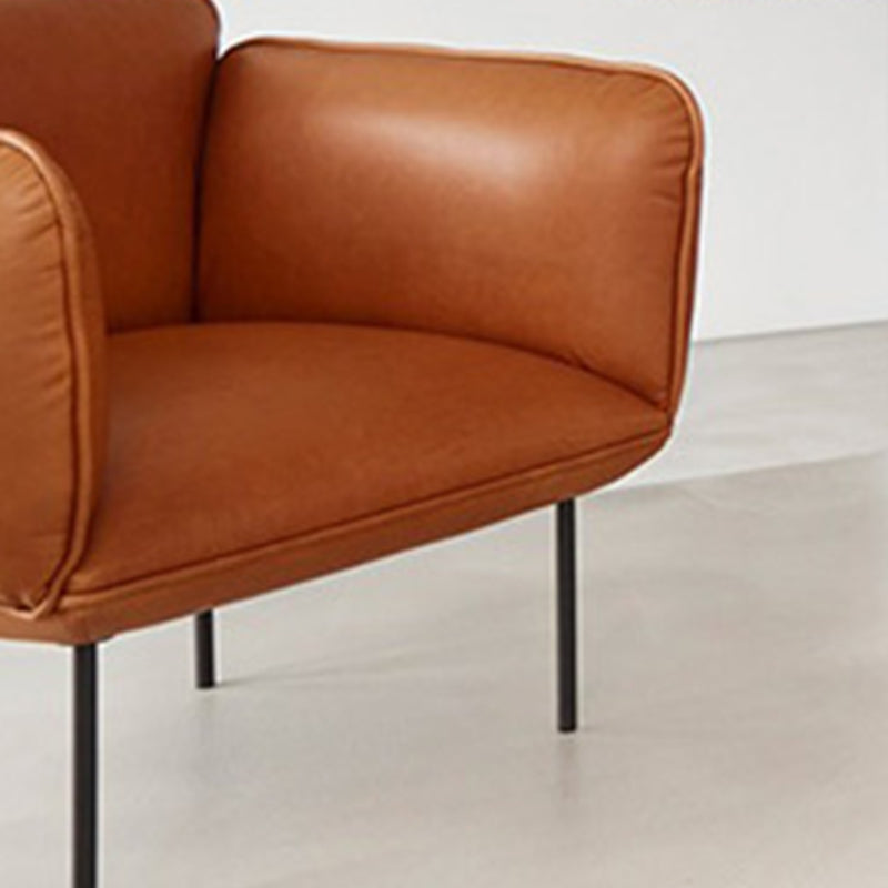 1/2-Seater Modern Minimalist Sofa Square Arm Loveseat - 30.7" D