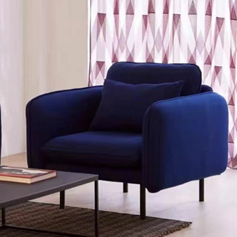 1/2-Seater Modern Minimalist Sofa Square Arm Loveseat - 30.7" D