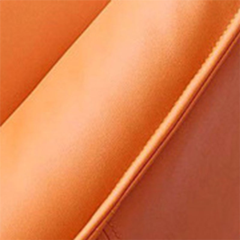 Contemporary Bonded Leather Arms Included Flared Arms Accent Armchair