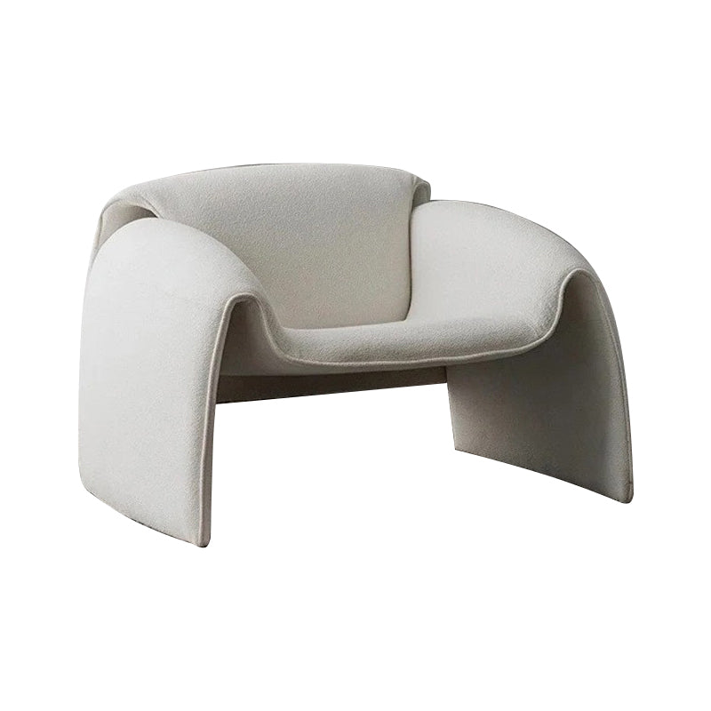 28.35" Wide Scandinavian Style Single Sofa Chair Velvet Arm Chair