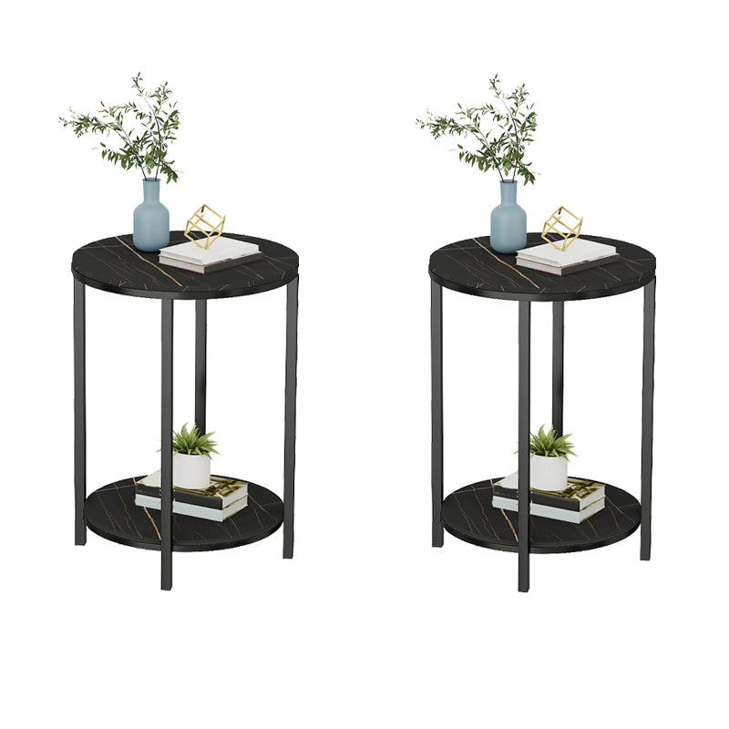 Minimalist Slate Side End Table 4 Legs Side End Table for Living Room