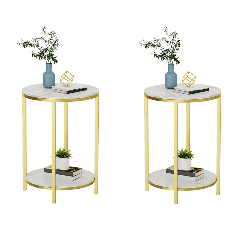 Minimalist Slate Side End Table 4 Legs Side End Table for Living Room