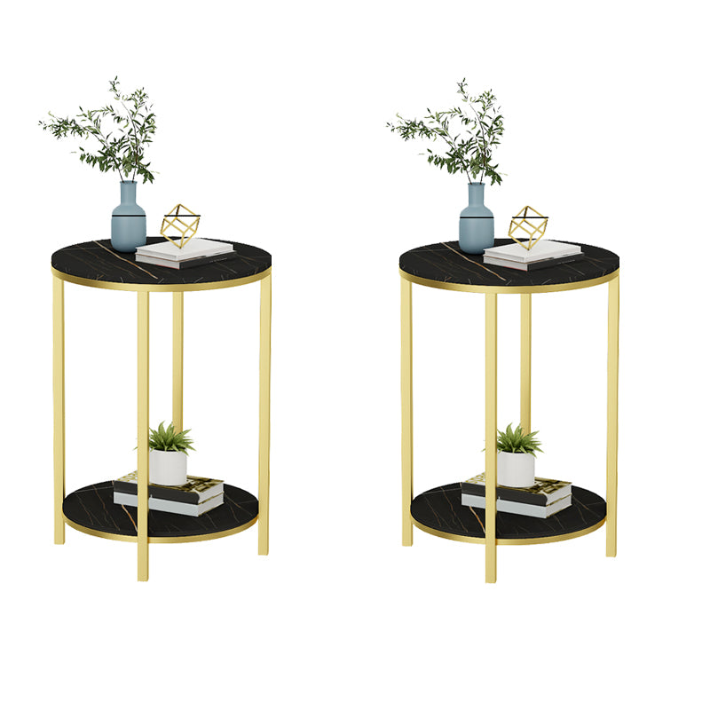 Minimalist Slate Side End Table 4 Legs Side End Table for Living Room