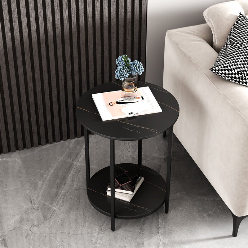 Minimalist Slate Side End Table 4 Legs Side End Table for Living Room