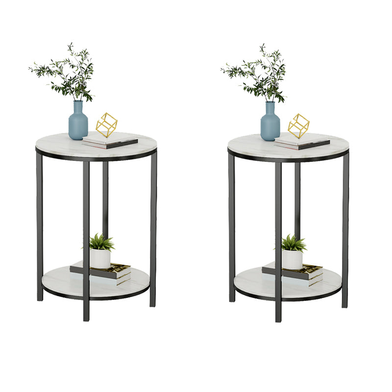 Minimalist Slate Side End Table 4 Legs Side End Table for Living Room