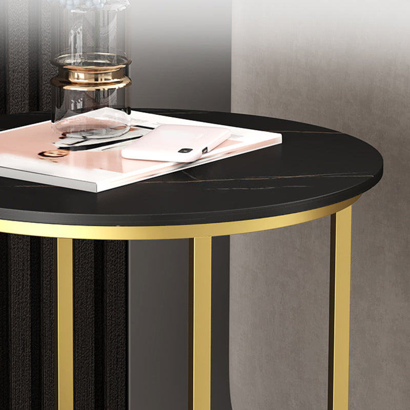 Minimalist Slate Side End Table 4 Legs Side End Table for Living Room