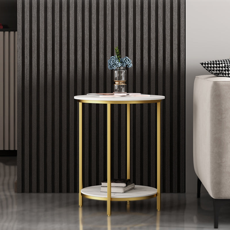 Minimalist Slate Side End Table 4 Legs Side End Table for Living Room