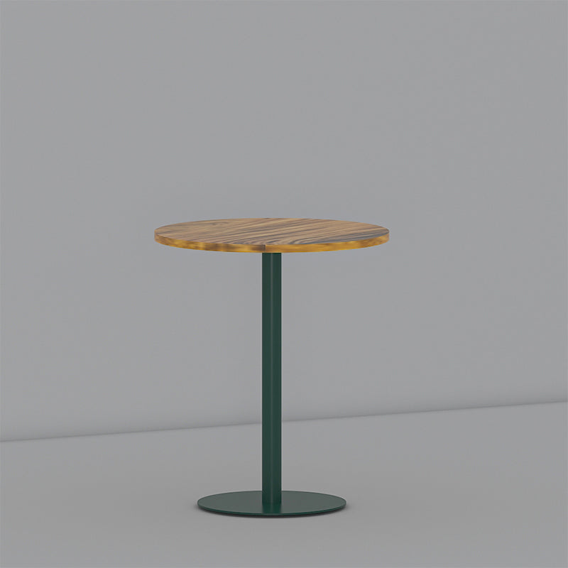 Round Pedestal End Table Minimalist Wood Side End Table for Living Room