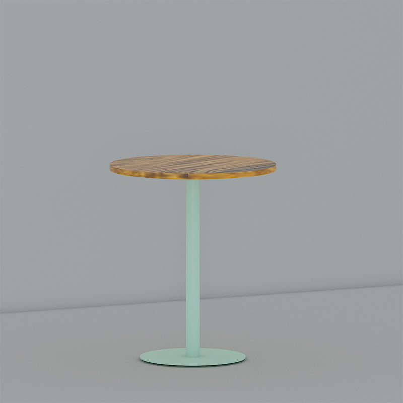 Round Pedestal End Table Minimalist Wood Side End Table for Living Room