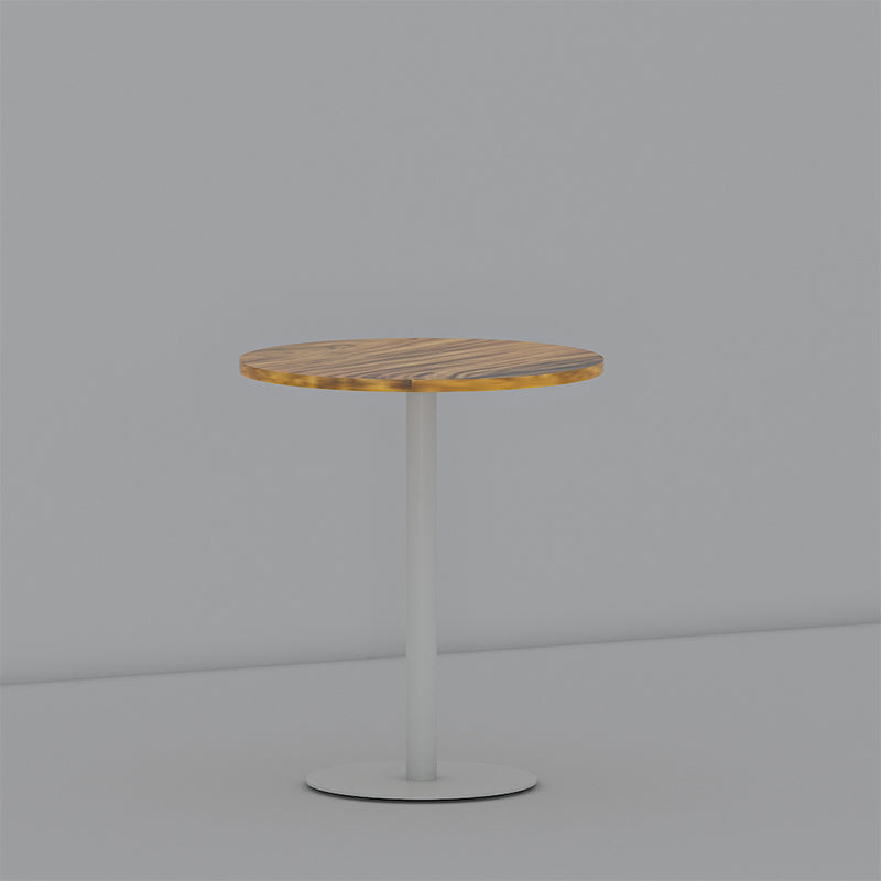 Round Pedestal End Table Minimalist Wood Side End Table for Living Room