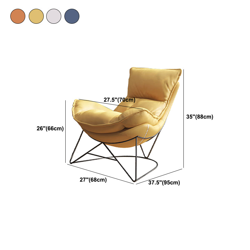 Contemporary Rocking Chair Cotton Upholstered Tufted Solid Color Indoor Rocking Chair