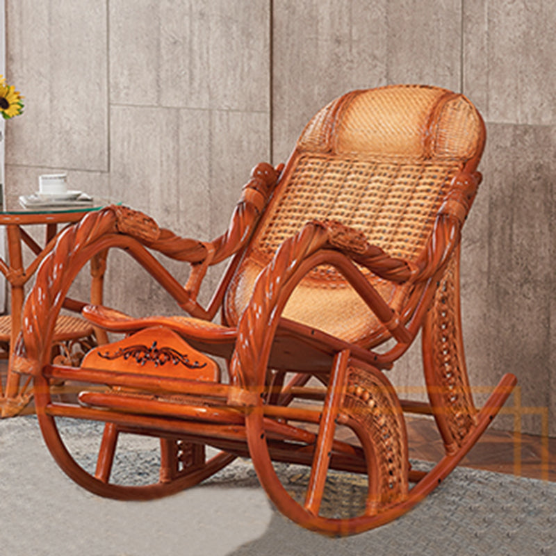 Traditional Wicker Rocking Chair Rocker Chair for Living Room