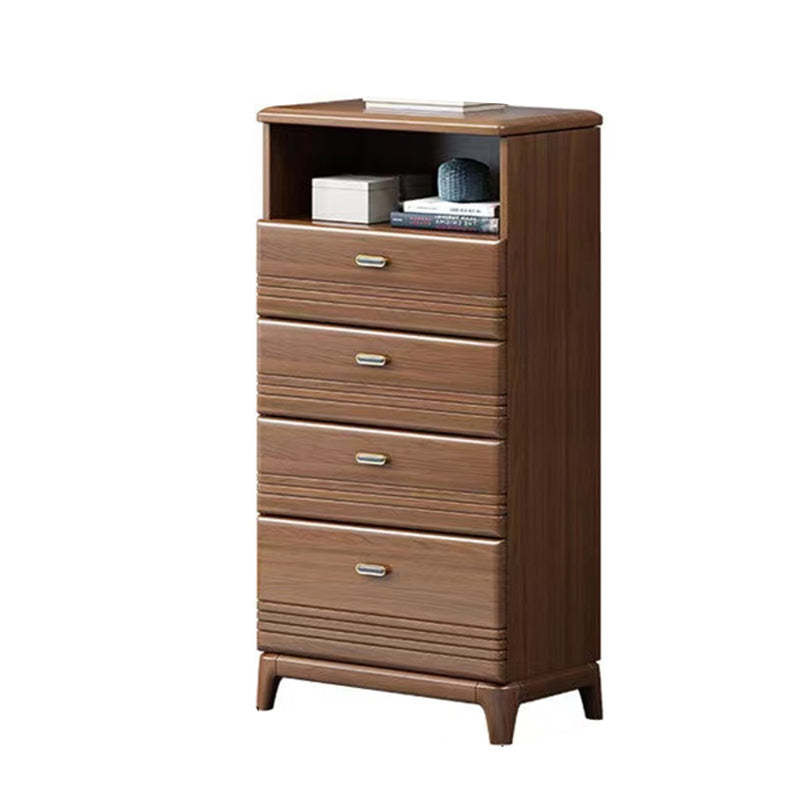 Mid-Century Modern Chest Straight Legs Side Cabinet with Drawer