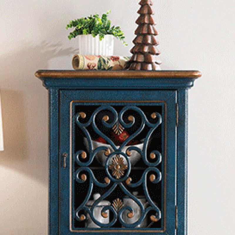 Modern Rectangle Chest Wood Bracket Legs Side Cabinet With Doors