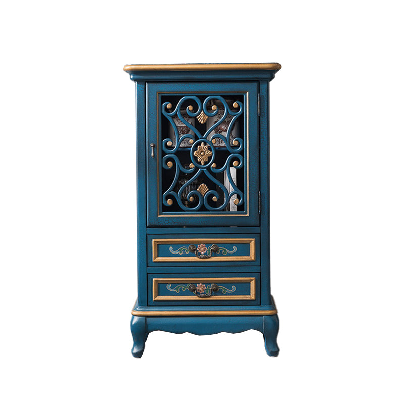 Modern Rectangle Chest Wood Bracket Legs Side Cabinet With Doors