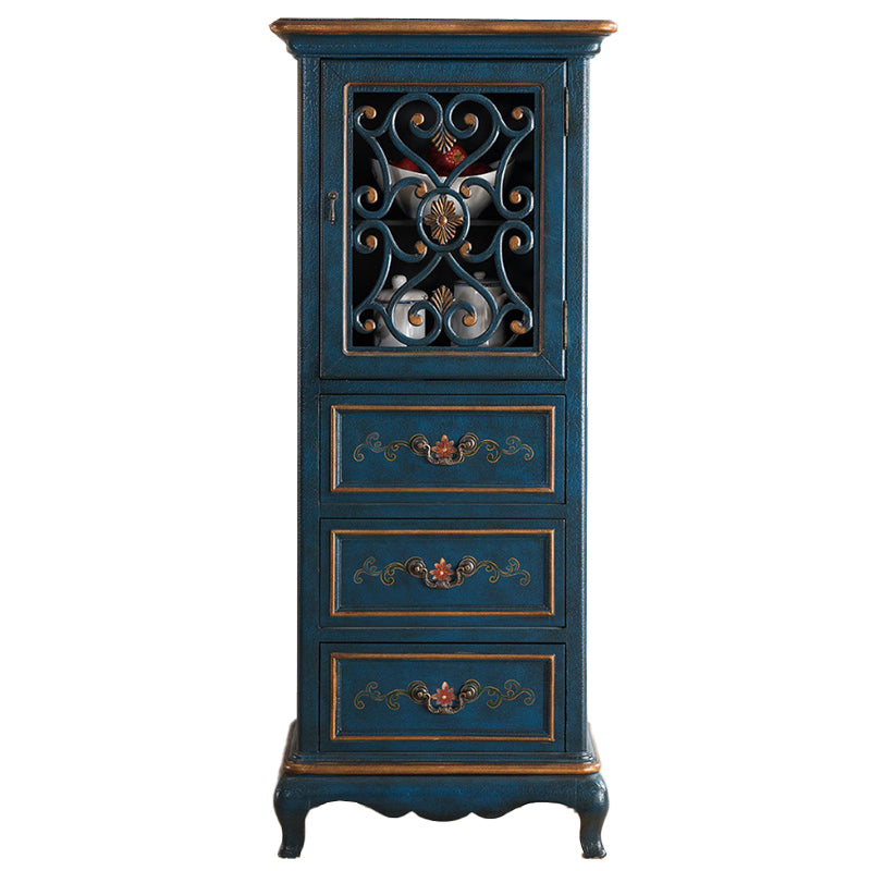Modern Rectangle Chest Wood Bracket Legs Side Cabinet With Doors