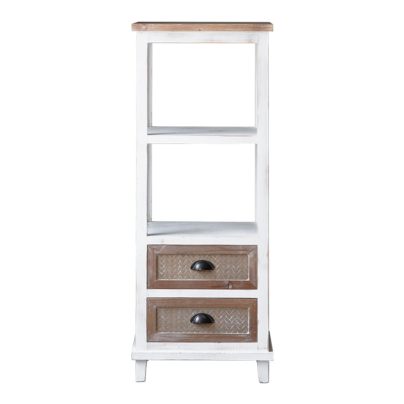 Contemporary 13.8" Wide Wooden Chest, Rectangle Accent Cabinet with Drawer