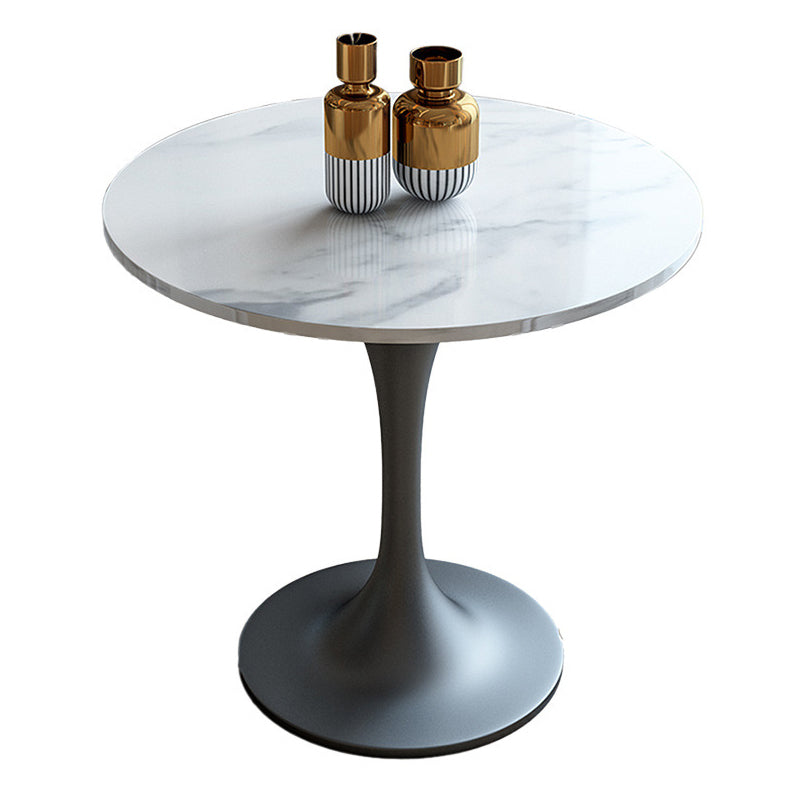 Modern Round Dining Table Artificial Marble Tulip Table for Dining Room