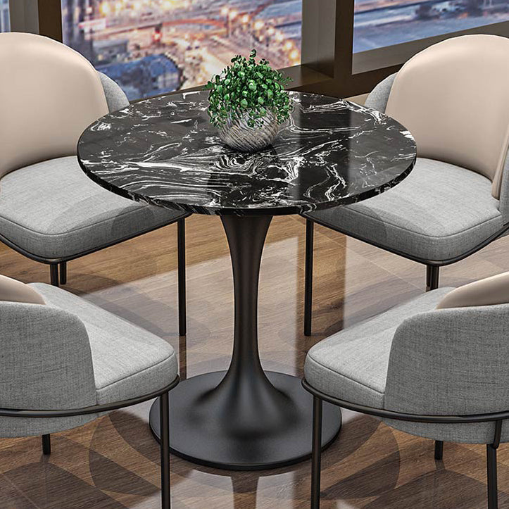 Modern Round Dining Table Artificial Marble Tulip Table for Dining Room