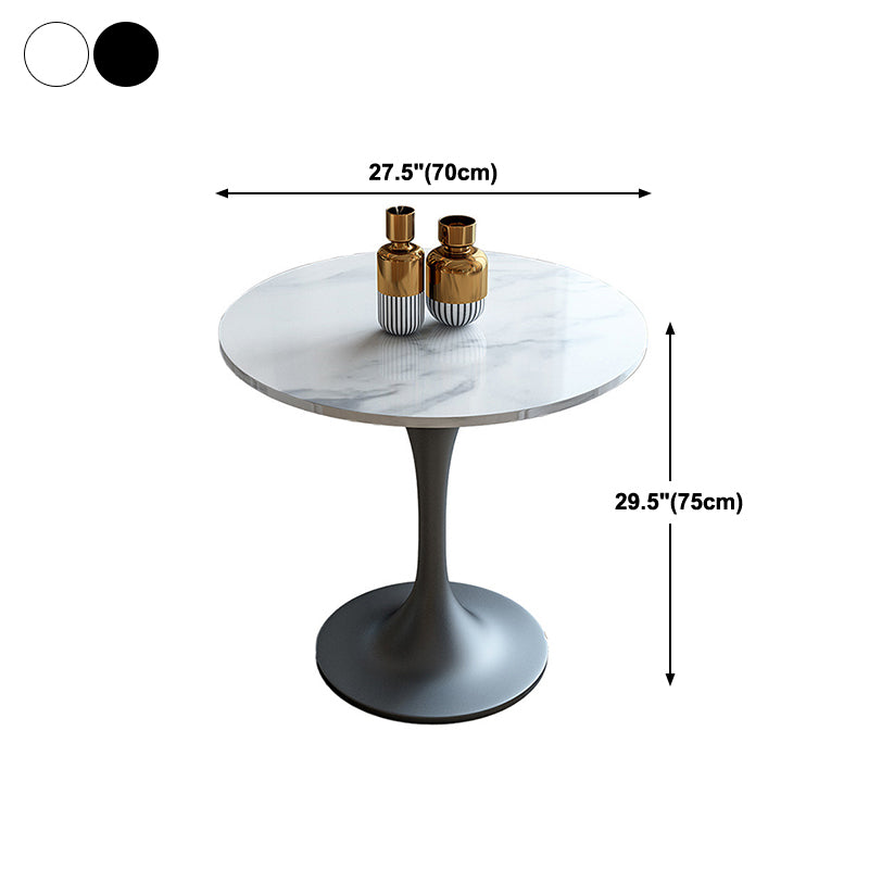 Modern Round Dining Table Artificial Marble Tulip Table for Dining Room