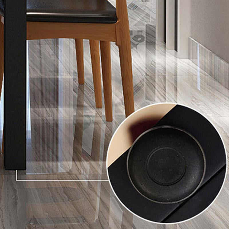 Natural Pine Wood Top Table Industrial Rectangle Black Iron Base Table without Chair