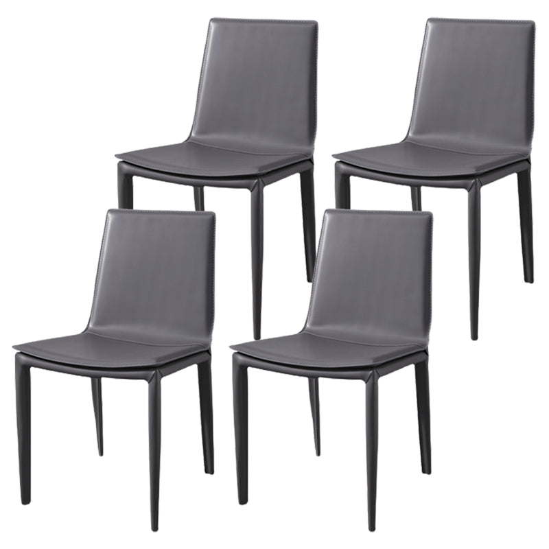 Upholstered Dining Side Chair Modern Armless Dining Chairs for Home