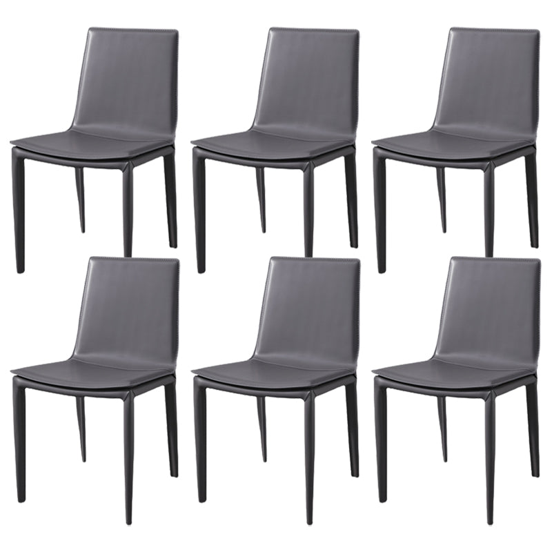 Upholstered Dining Side Chair Modern Armless Dining Chairs for Home