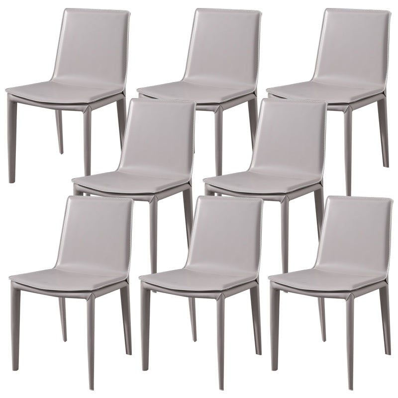 Upholstered Dining Side Chair Modern Armless Dining Chairs for Home