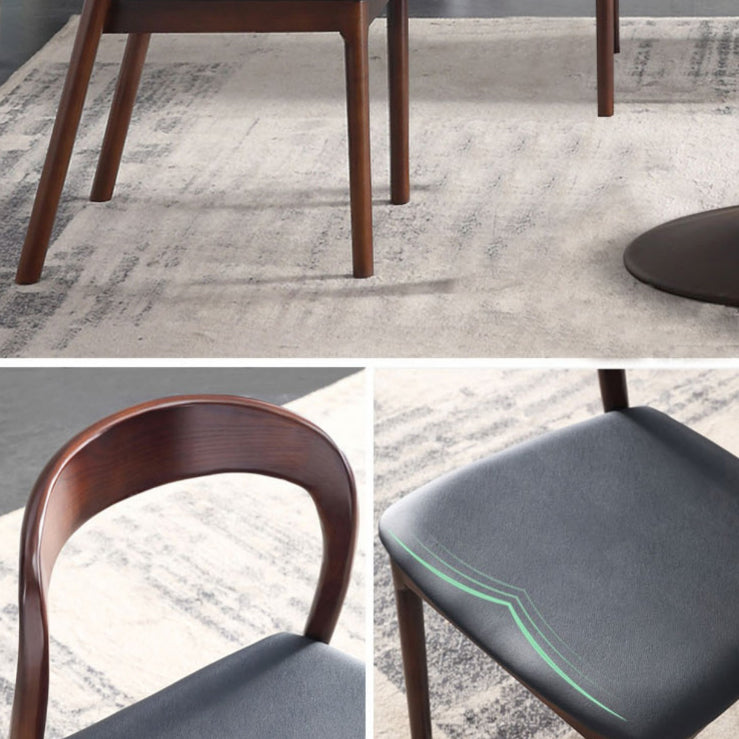 Upholstered Dining Side Chair Solid Wood Dining Room Chair for Home