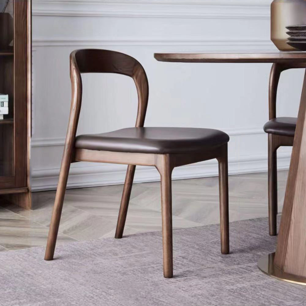 Upholstered Dining Side Chair Solid Wood Dining Room Chair for Home