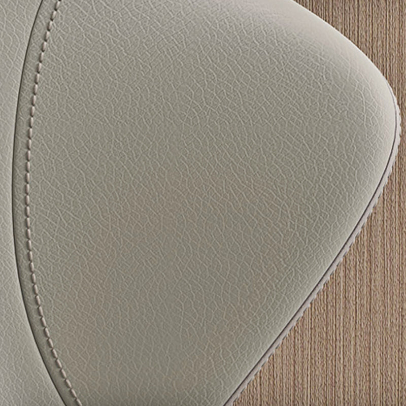 Contemporary Dining Chairs Armless Dining Chairs with Metal Legs for Kitchen