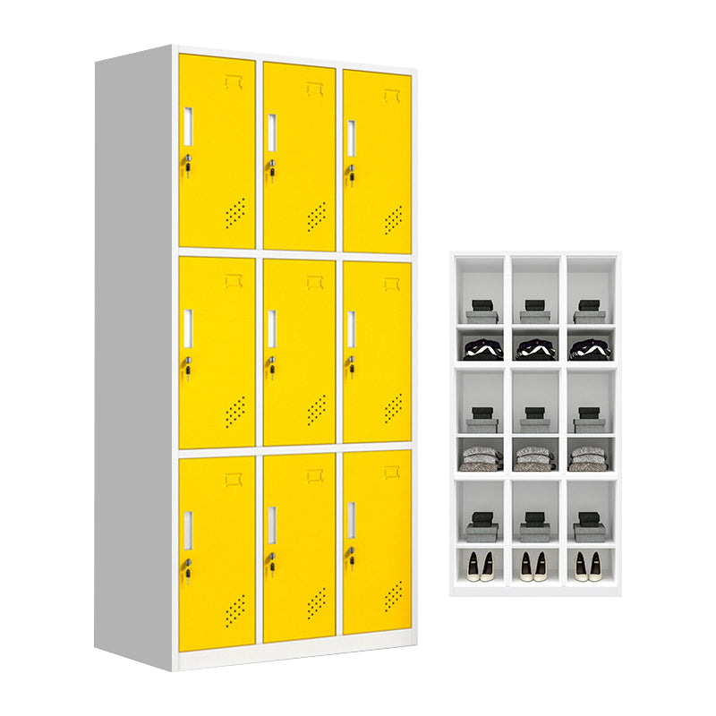 Hinged Wardrobe Armoire Metal Contemporary Wardrobe Cabinet for Bedroom