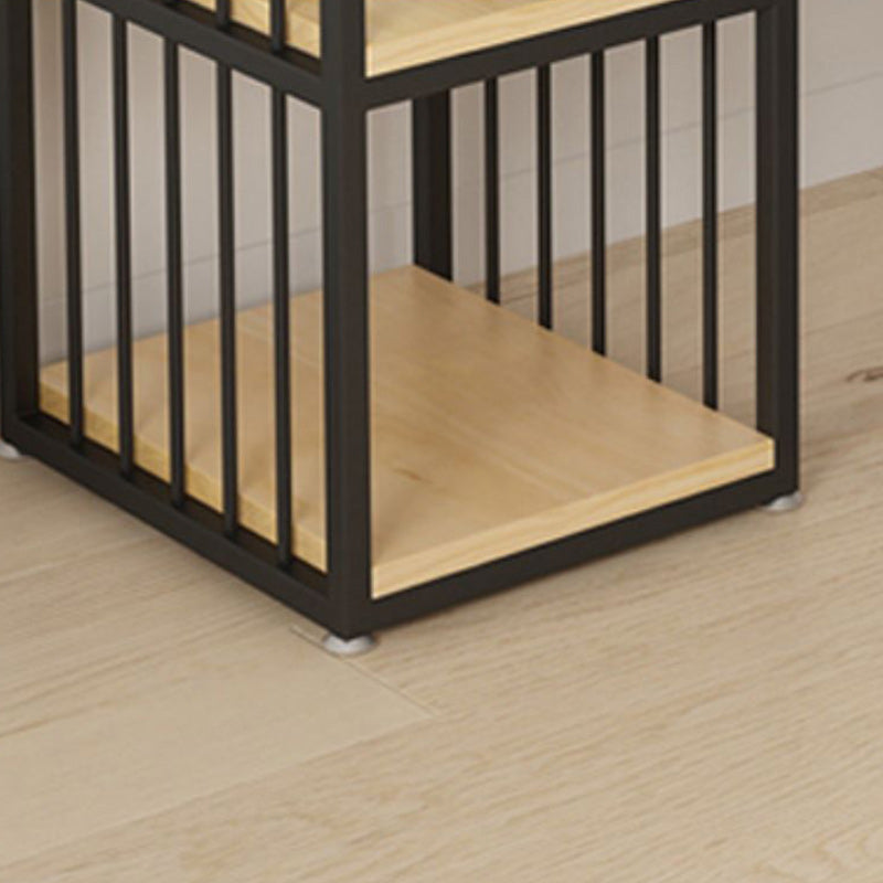 1/3 Pieces Modern Rectangle Pub Table Set Wooden Counter Table with High Stools