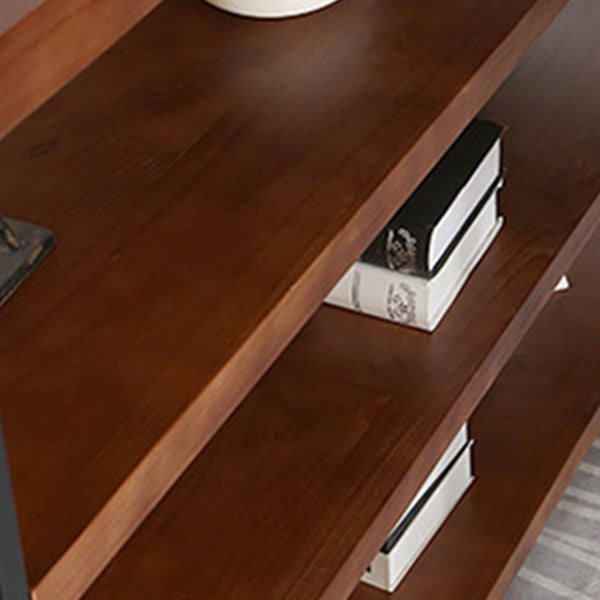 Industrial 1/2/3 Pieces Counter Height Set Rectangle Solid Wood Pub Table Set