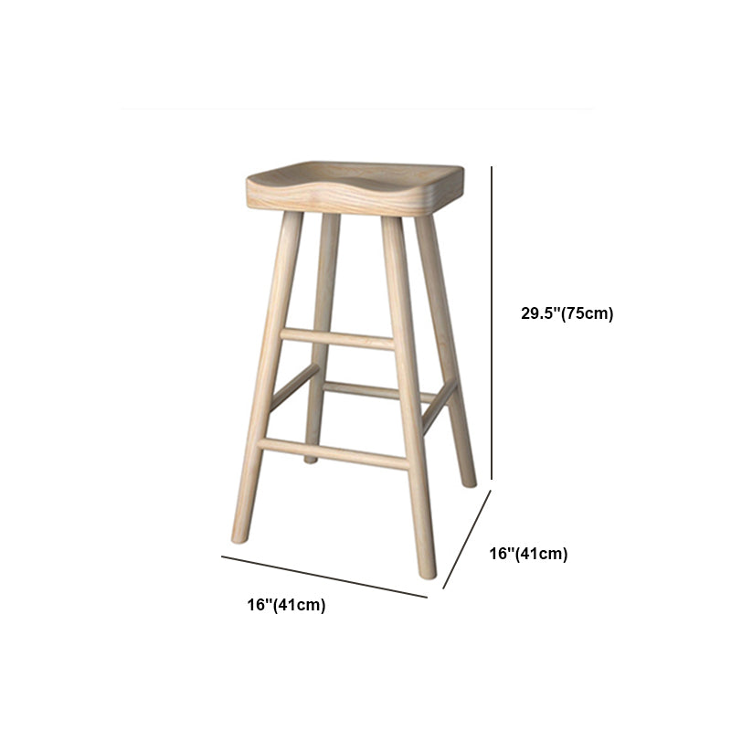 Industrial Rectangular Pub Table Set 1/5 Pieces Wooden Counter Table with Backless Stools