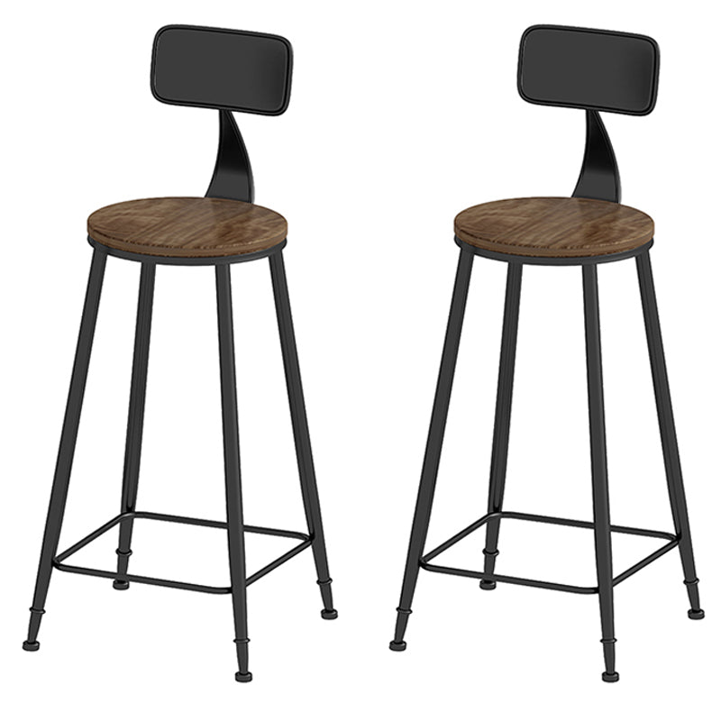Modern Bar Table Set 1/2/3 Pieces Rectangle Bar Table with High Wood Stools for Home