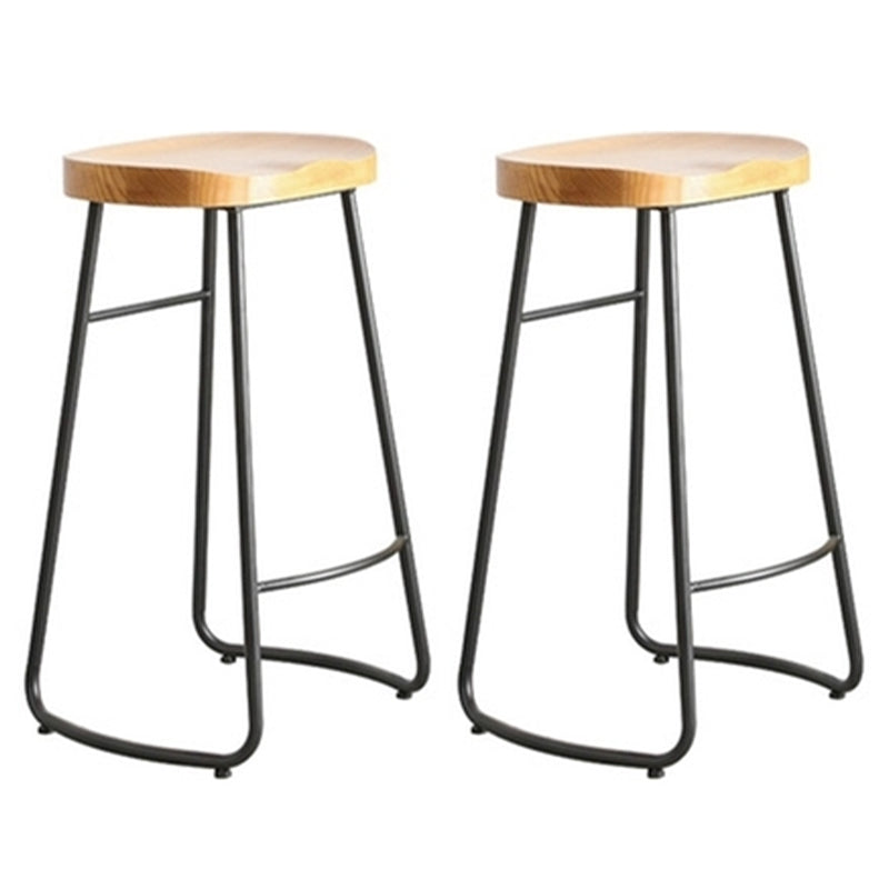 1/3/9 Pieces Modern Rectangular Pub Table Set Wooden Counter Table with Backless Stools