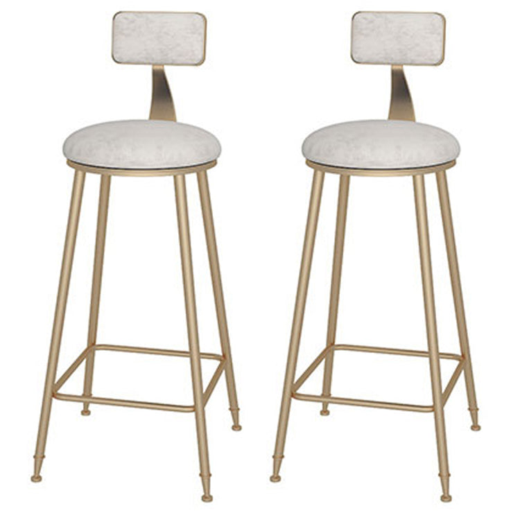 Glam 1/2/3 Pieces Bar Table Set Rectangle Bar Table with Metal High Stools for Home
