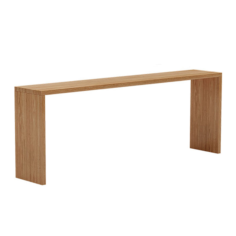 1/2/5/9 Pieces Modern Rectangular Pub Table Set Wooden Counter Table with Backless Stools