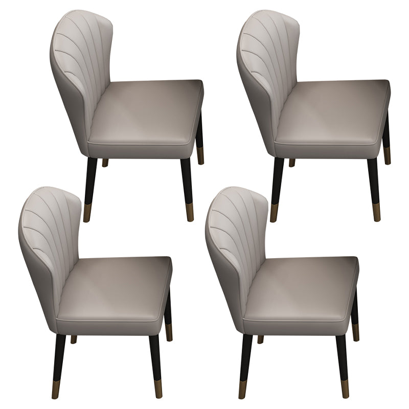 Glam Rectangle 1/4/5/6/7 Pieces Dinette Set Indoor White and Gold Dining Set