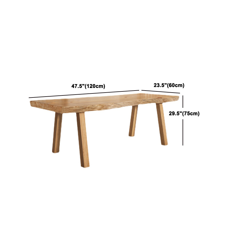 Modern 1/4/5/6 Pieces Dining Set Rectangle Pine Wood Dining Table for Dining Room