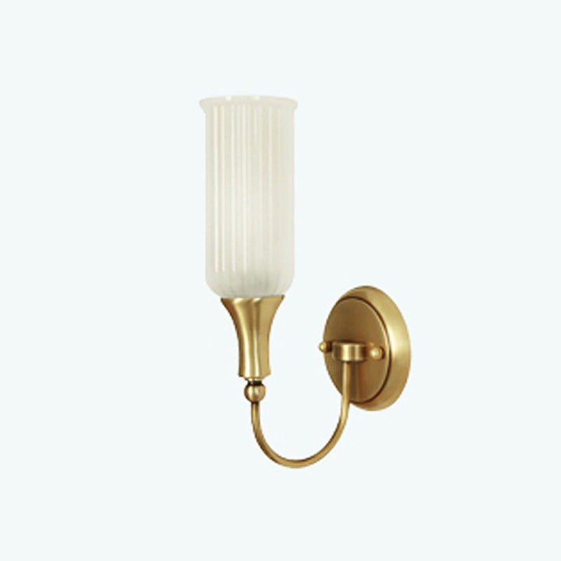 Glass Cylinder Wall Sconces Industrial Style Multi Lights Wall Mounted Lamps