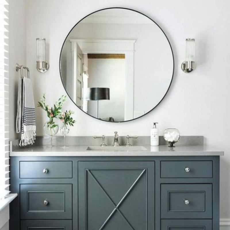 Glass Cylinder Wall Sconces Modern Style Multi Lights Wall Mounted Lamps