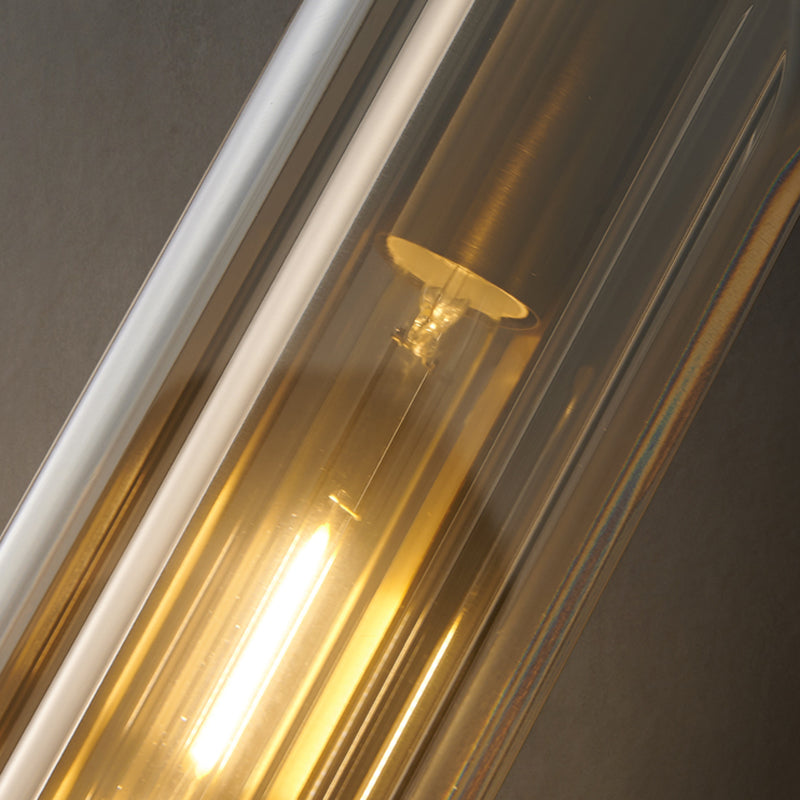 Oval Shade Crystal Wall Sconce Modern Style 1 Light Wall Mount Light Fixture